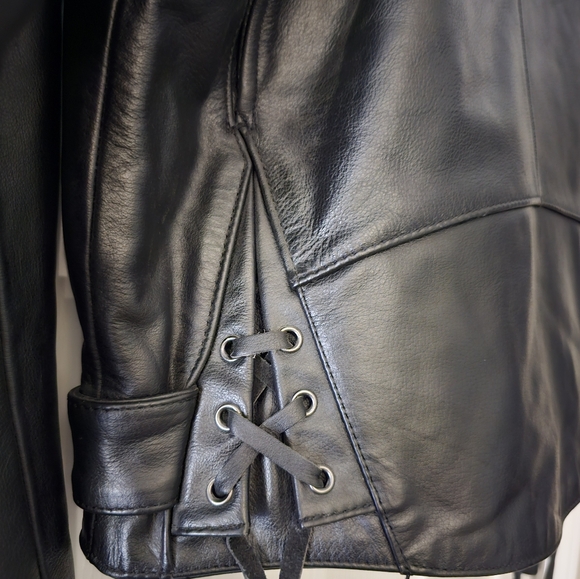 Harley Davidson Leather Crop Jacket - Picture 12 of 15